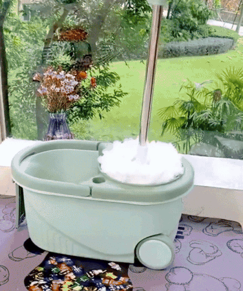 Spin Mop and Bucket Set – 360° Dual Bucket Cleaning System